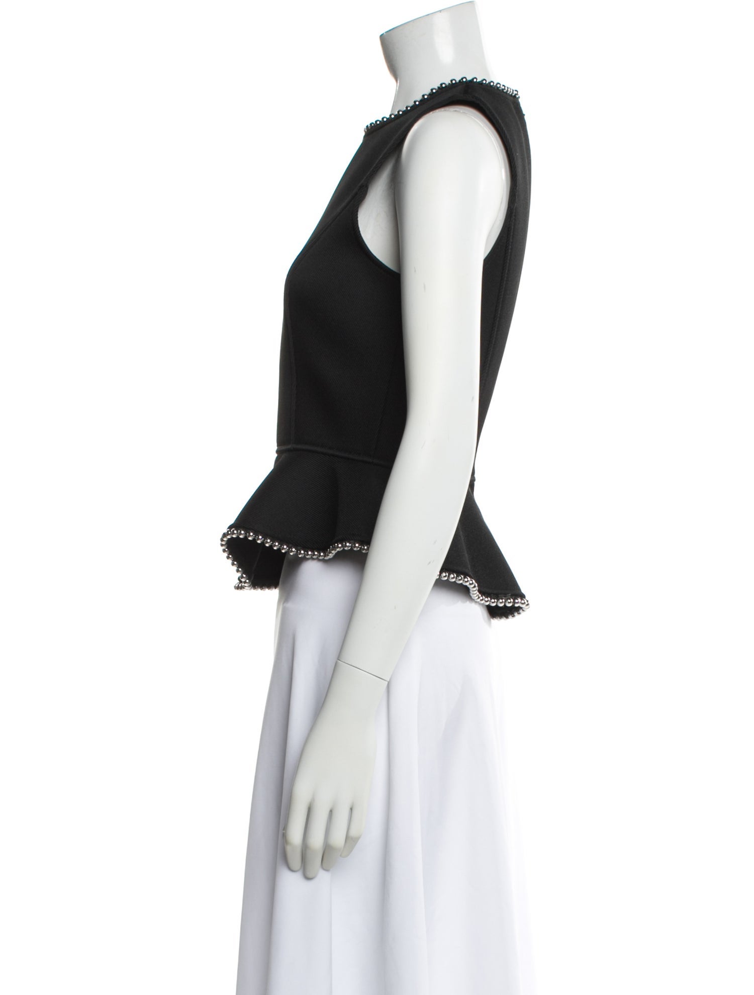 Alexander Wang Crew Neck Sleeveless Top