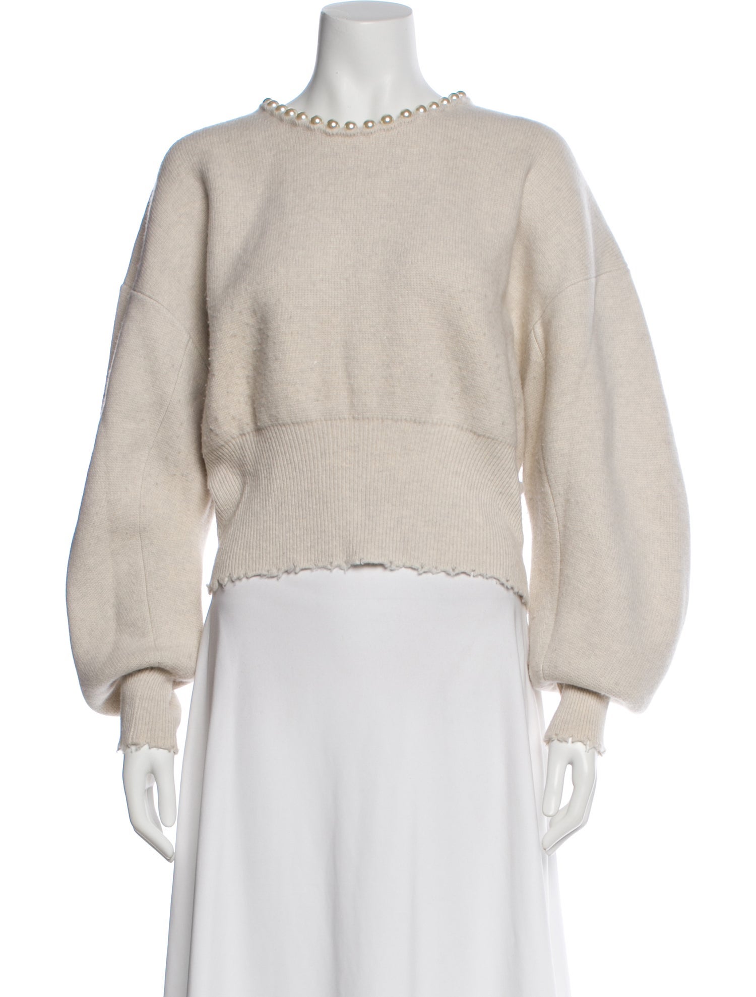 Alexander Wang Wool Bateau Neckline Sweater