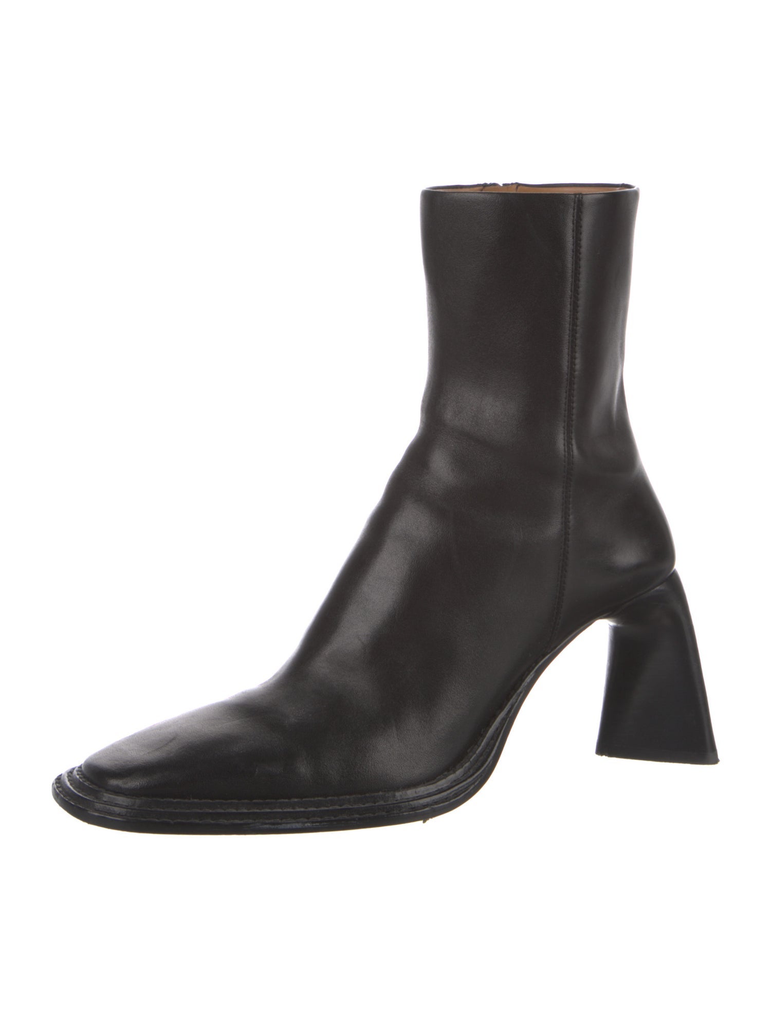 Alexander Wang Leather Sock Boots