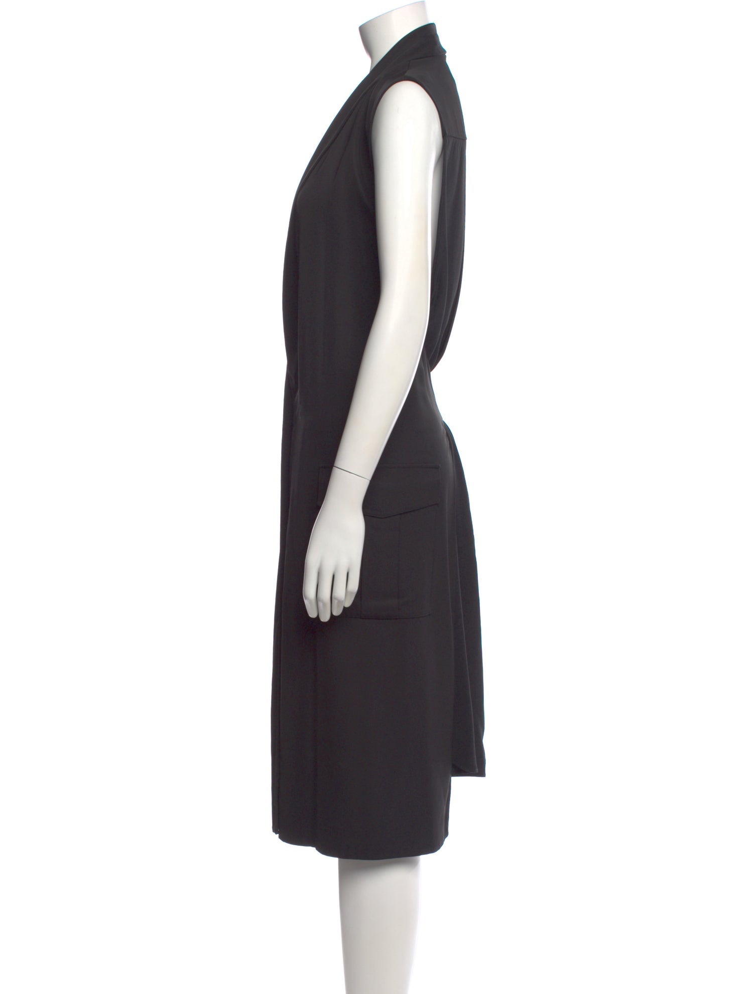 Alexander Wang Scoop Neck Midi Length Dress