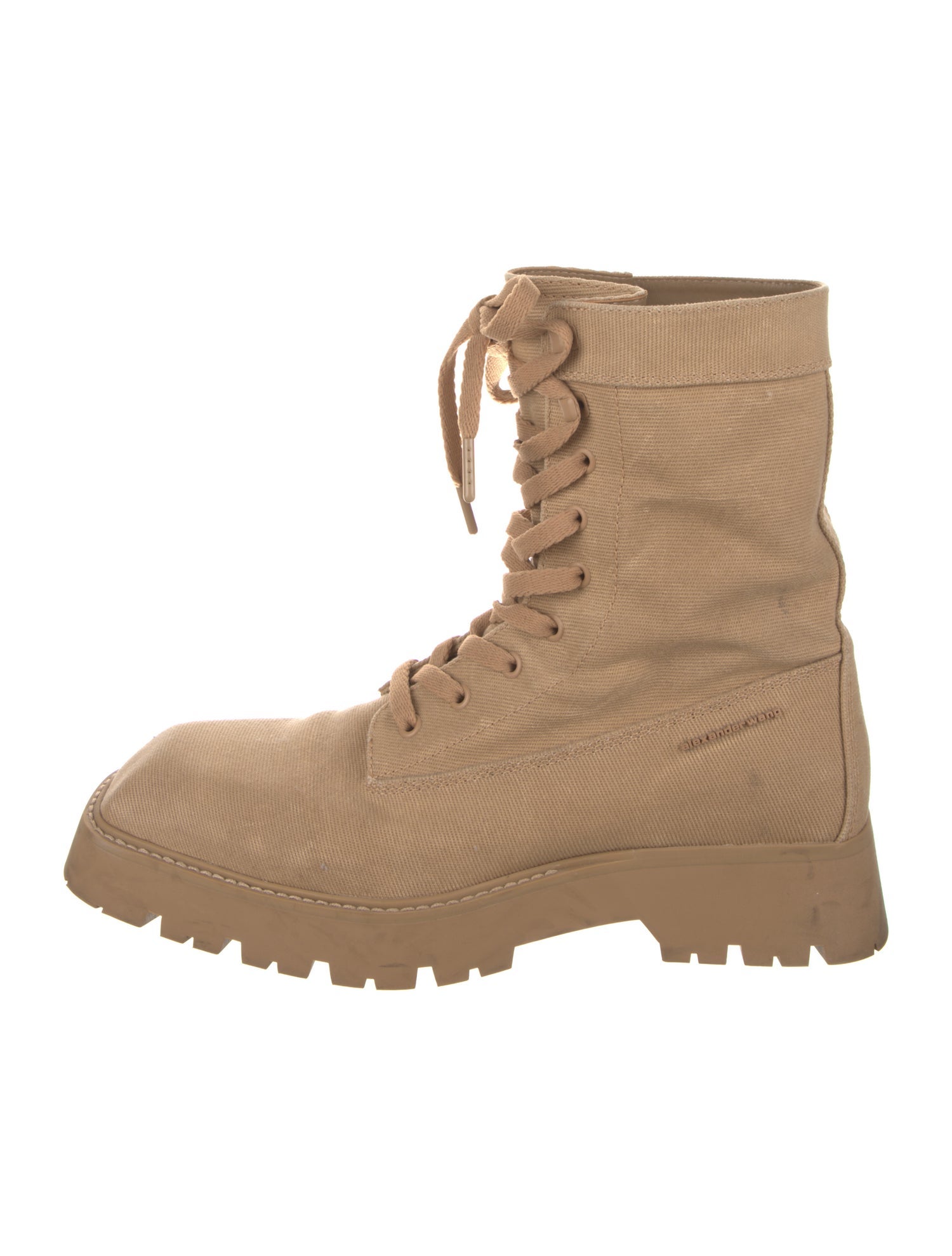 Alexander Wang Canvas Combat Boots