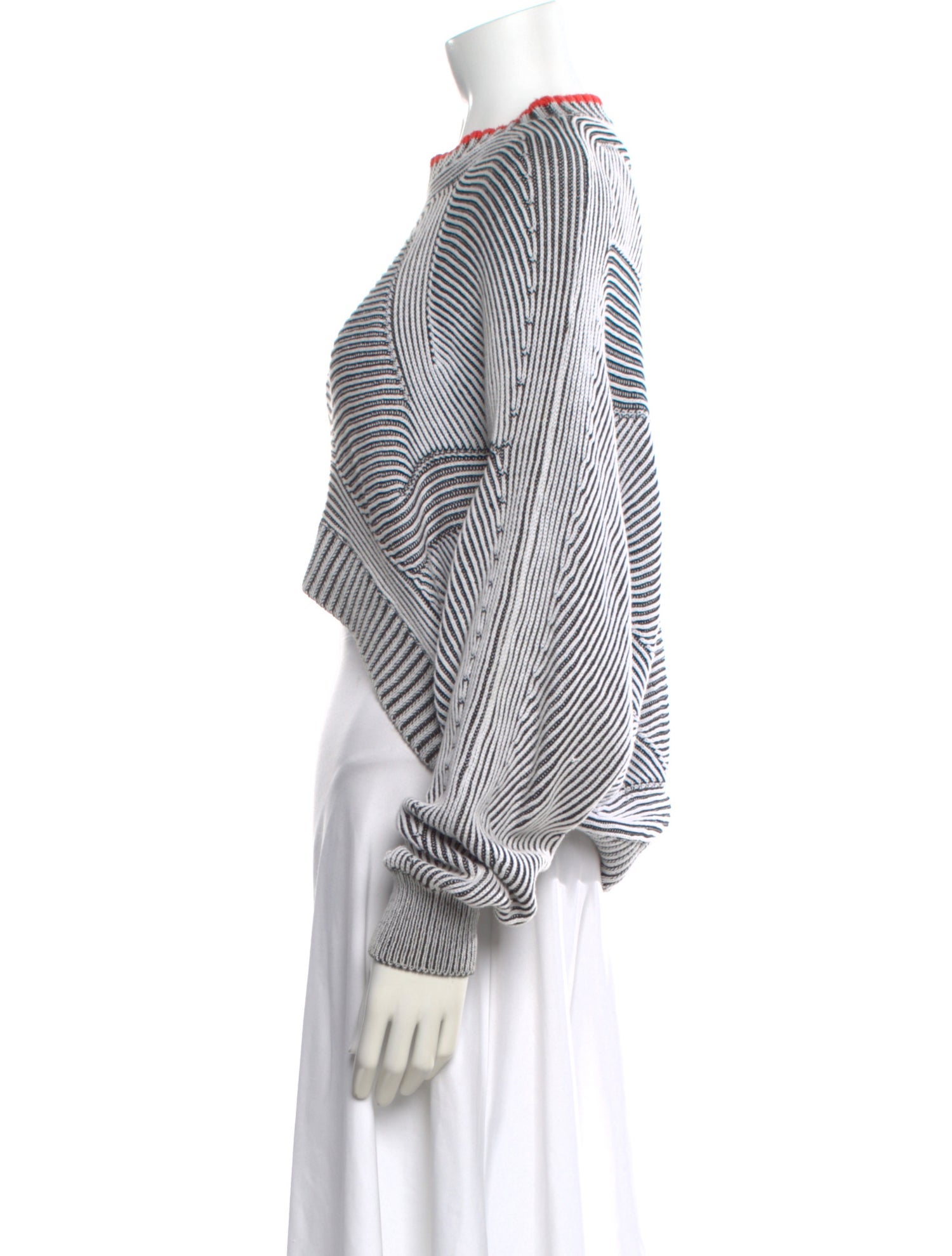 Alexander Wang Striped Crew Neck Sweater