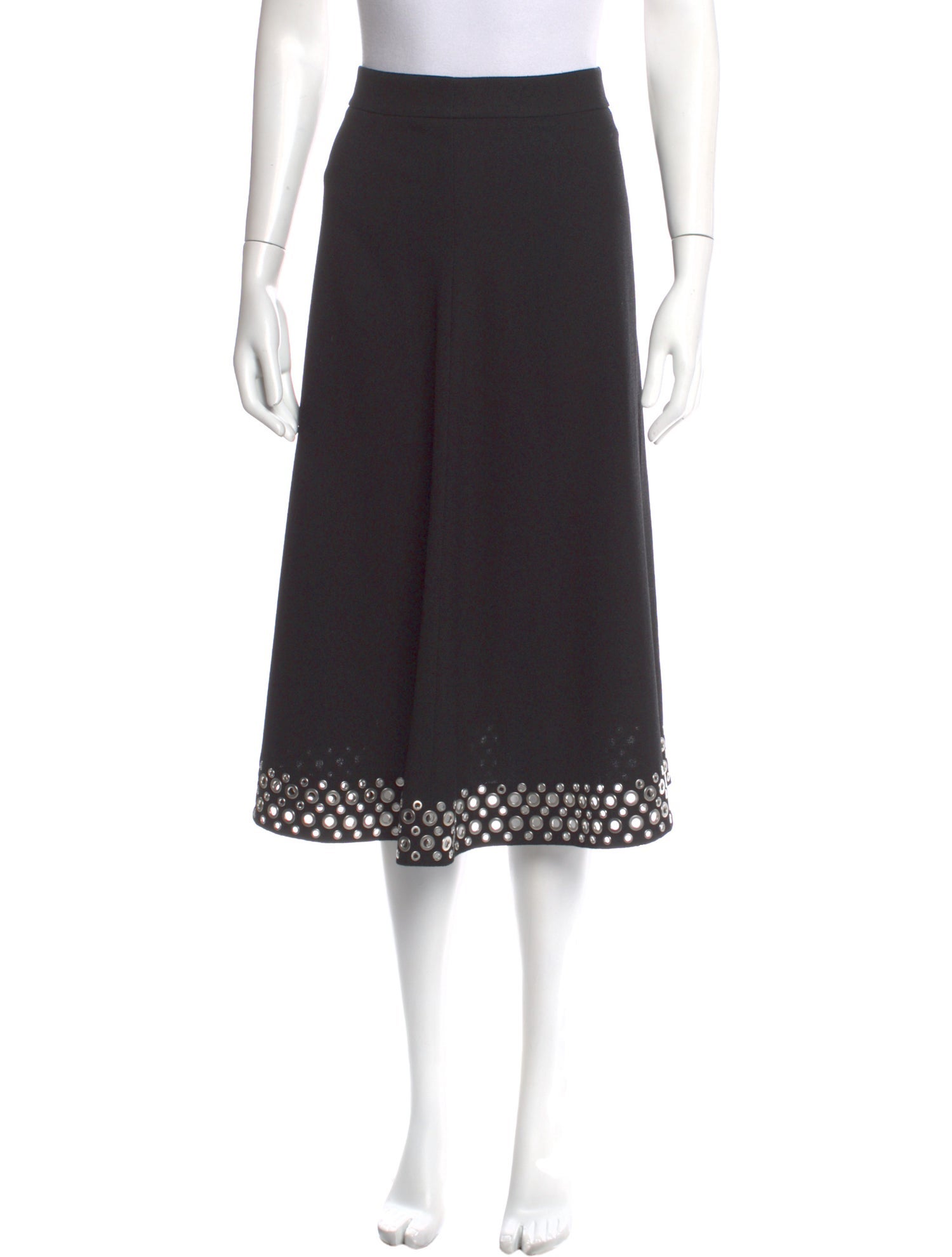 Alexander Wang Studded Accents Knee-Length Skirt