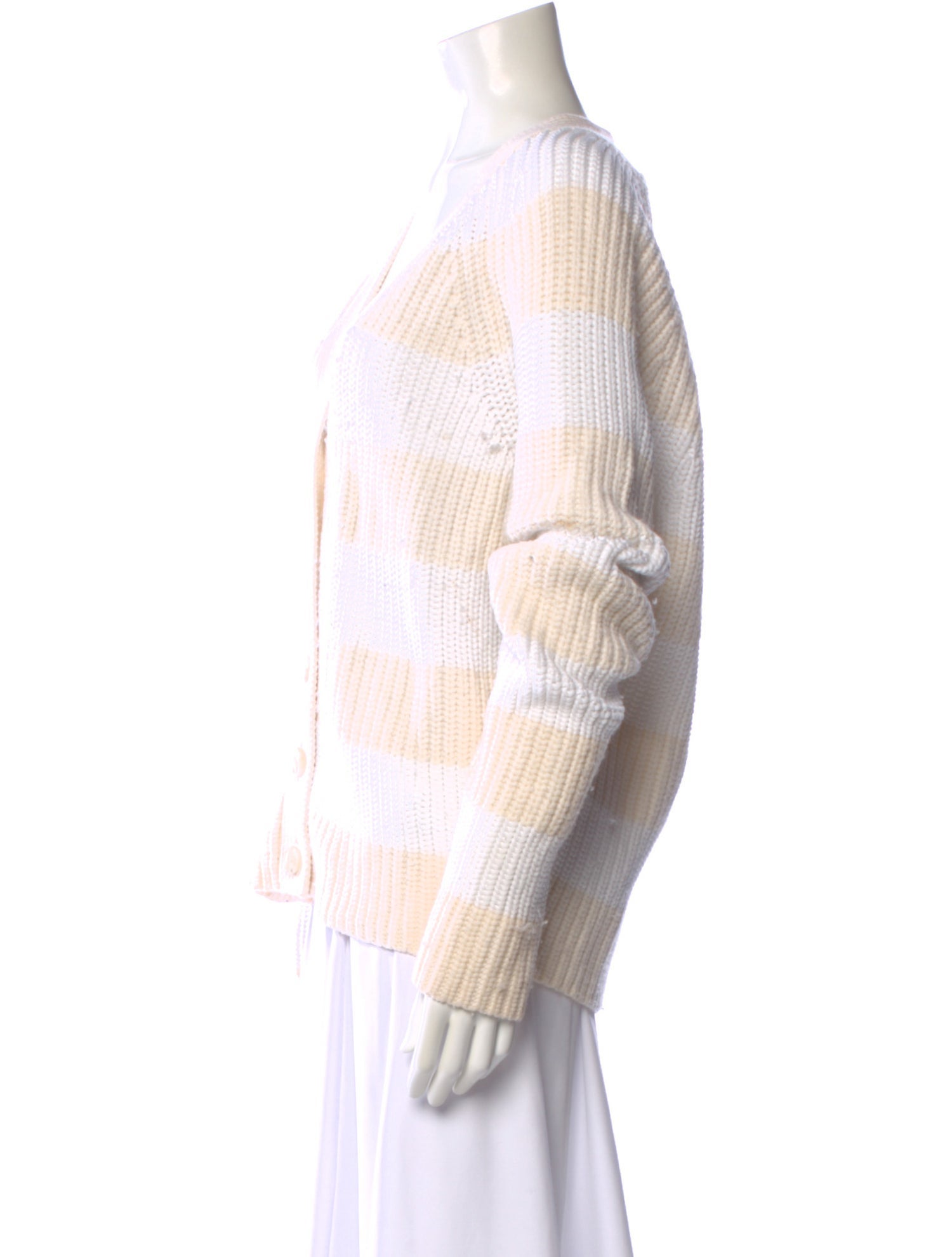 Alexander Wang Striped V-Neck Sweater