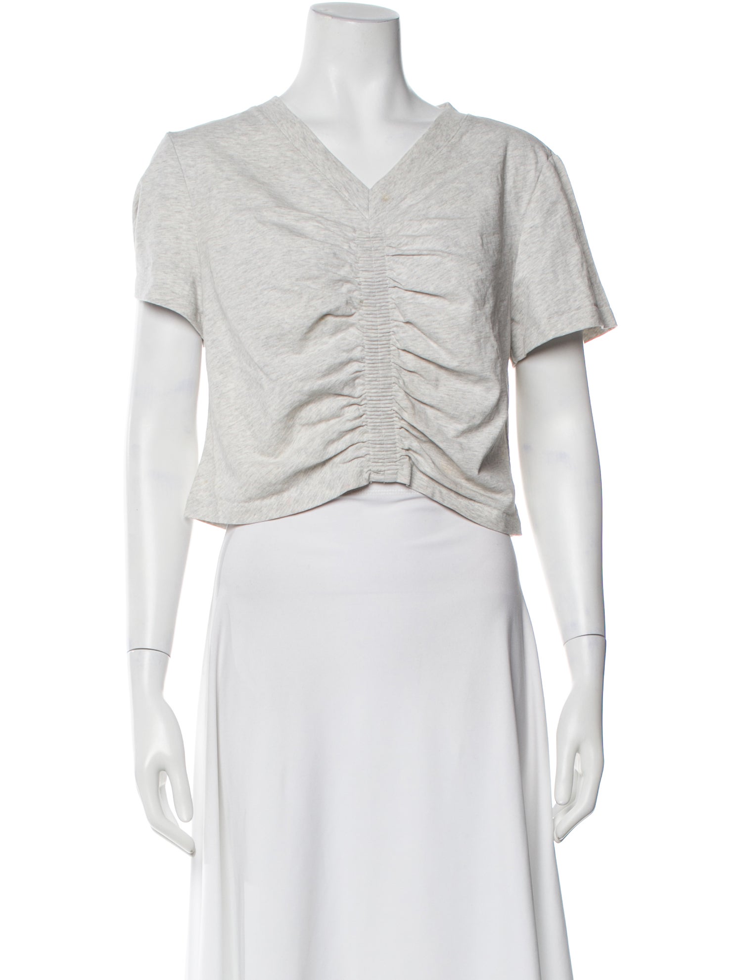 Alexander Wang V-Neck Short Sleeve T-Shirt