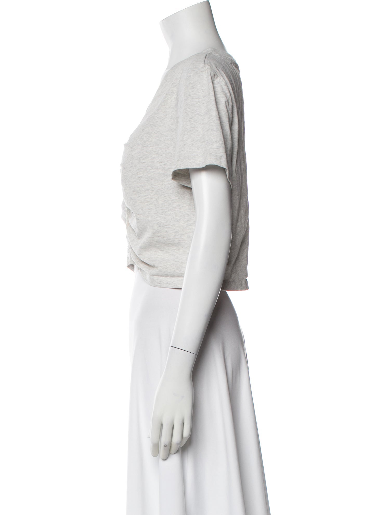 Alexander Wang V-Neck Short Sleeve T-Shirt