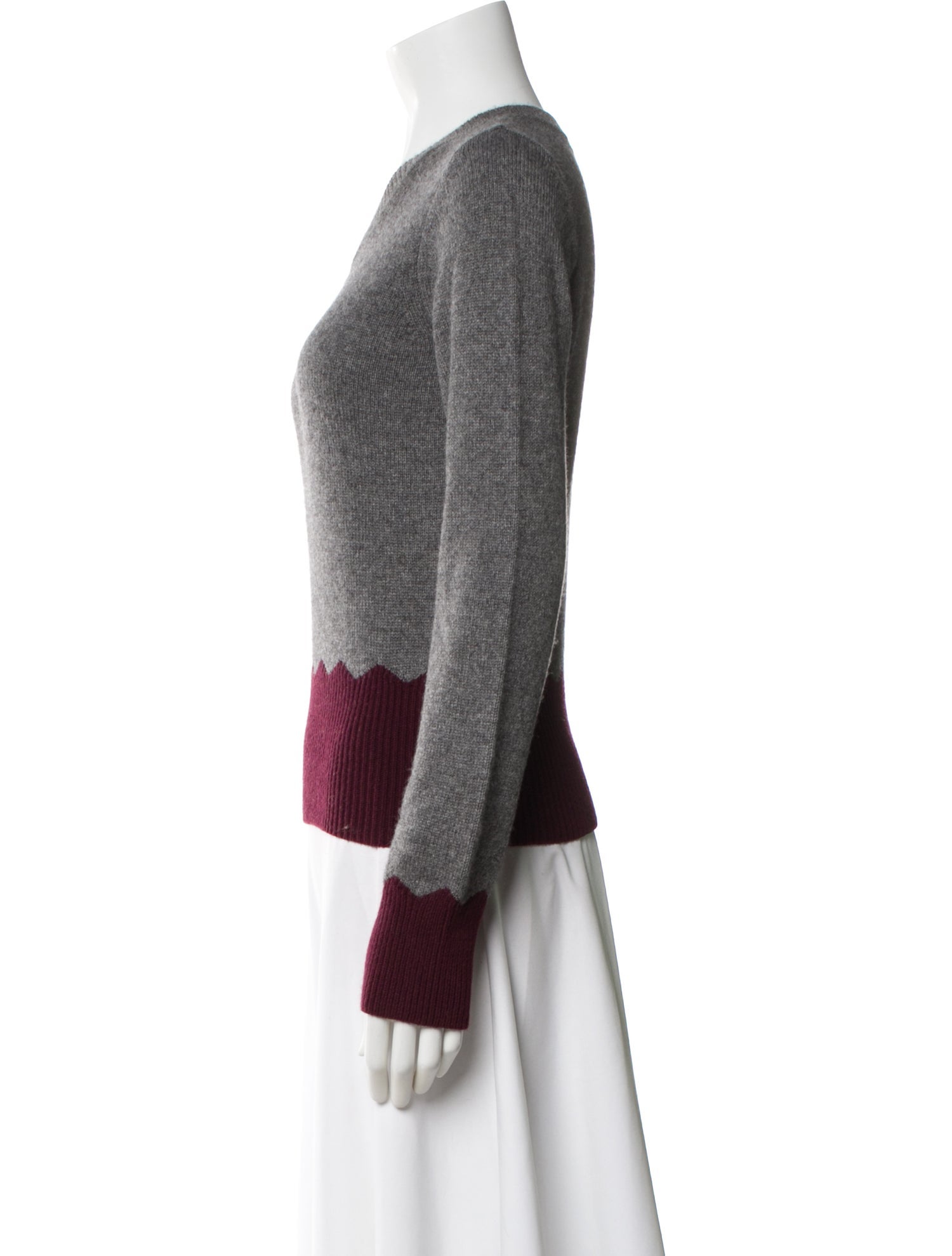 Alexander Wang Striped V-Neck Sweater