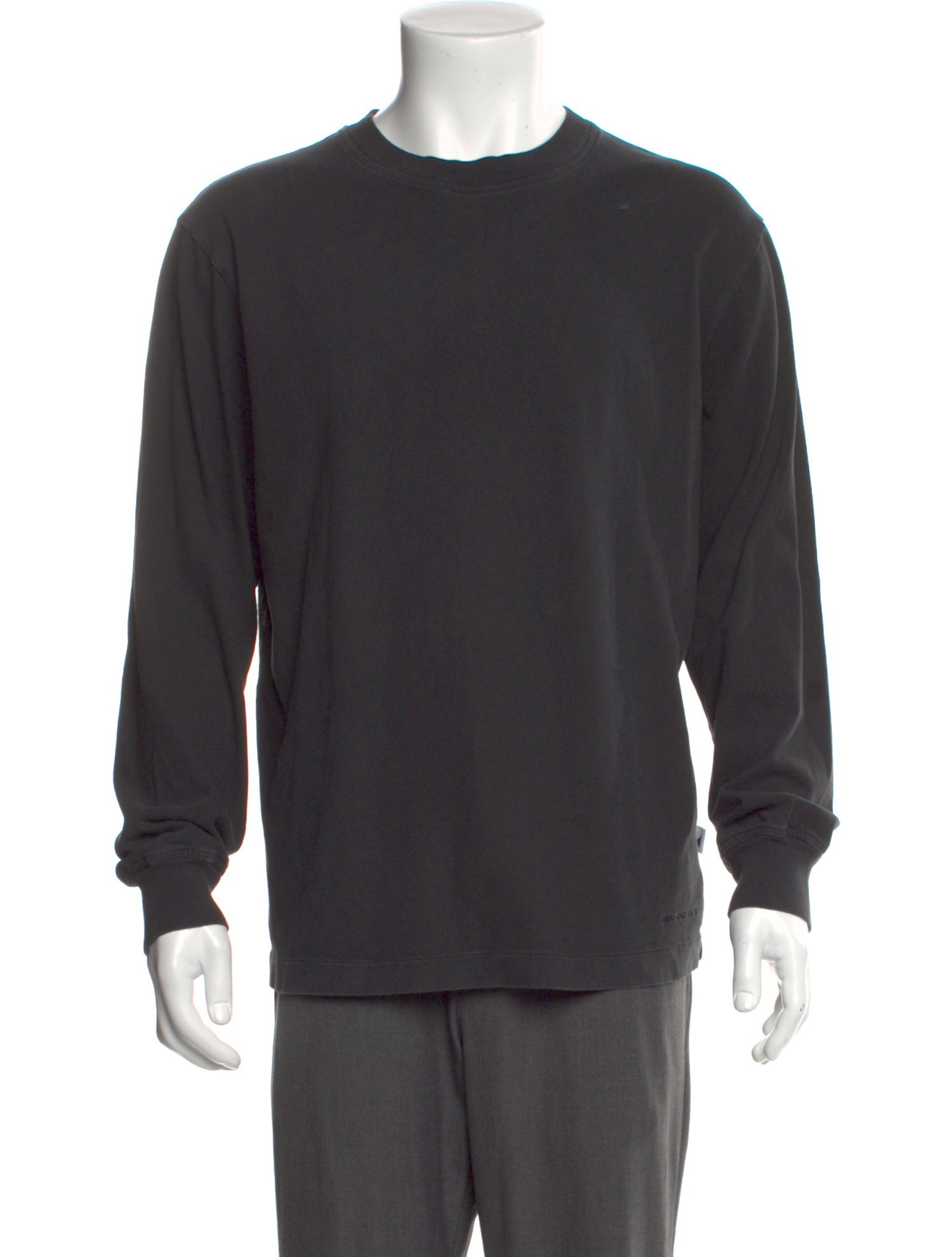 Alexander Wang Crew Neck Long Sleeve T-Shirt