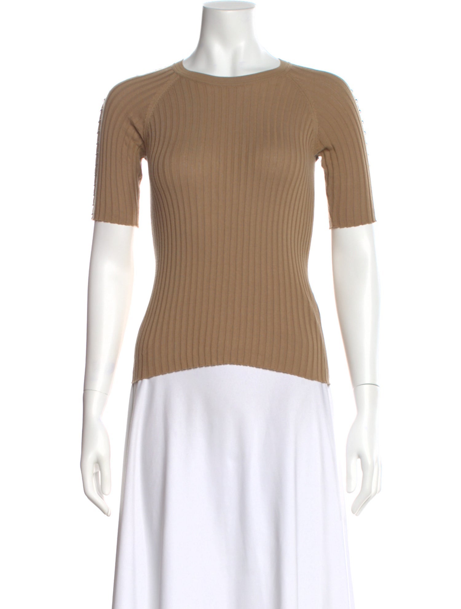 Alexander Wang Crew Neck Short Sleeve Top