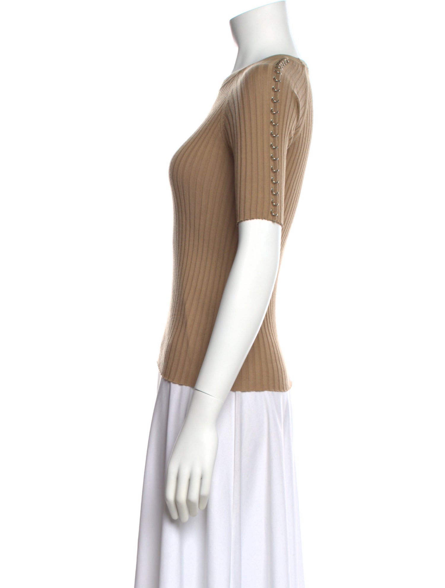 Alexander Wang Crew Neck Short Sleeve Top