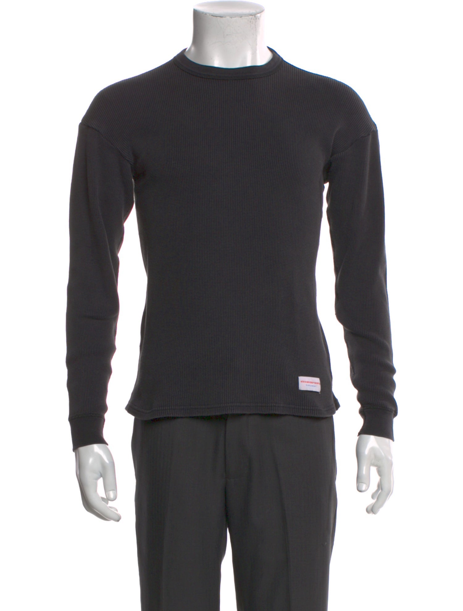 Alexander Wang Crew Neck Long Sleeve T-Shirt