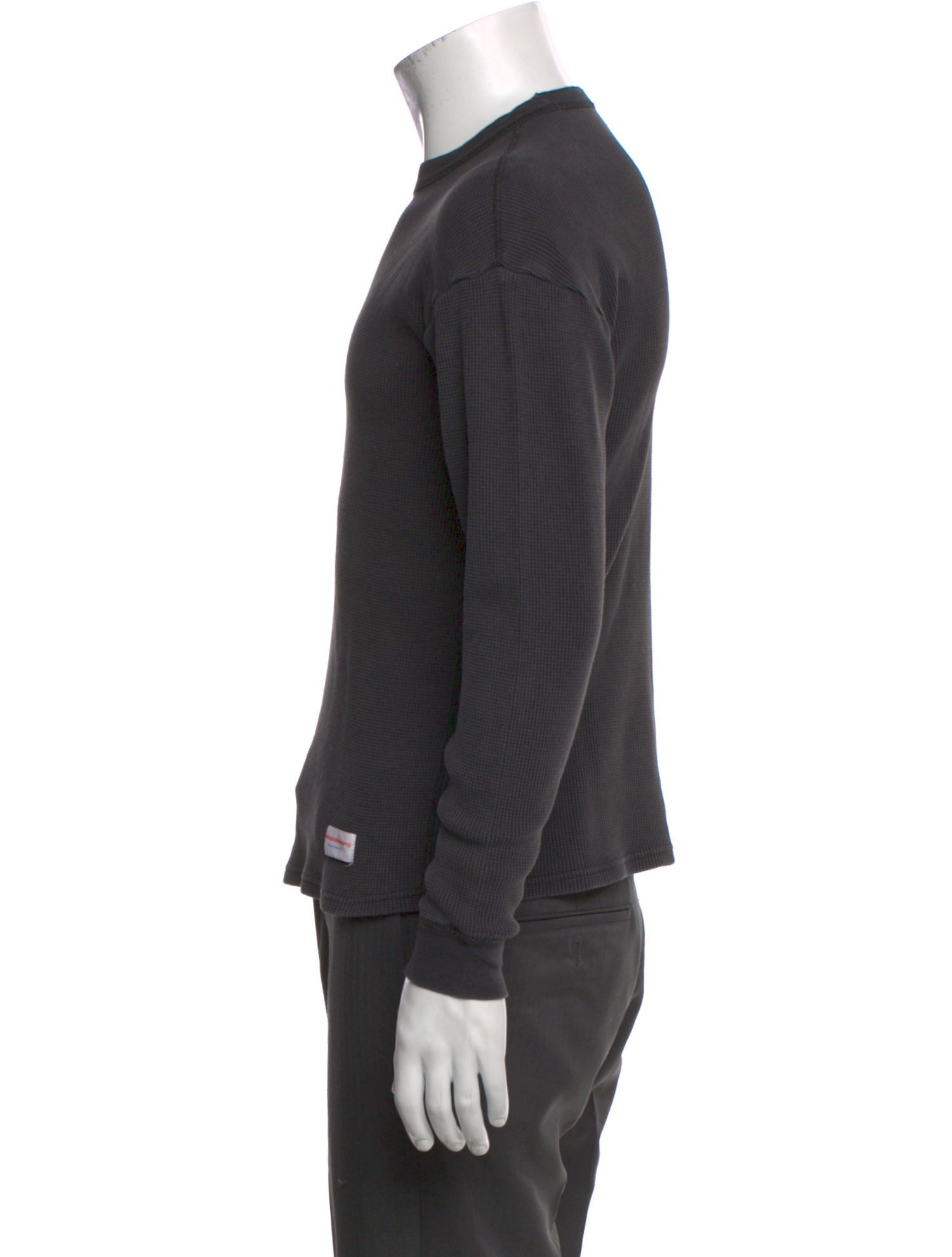 Alexander Wang Crew Neck Long Sleeve T-Shirt