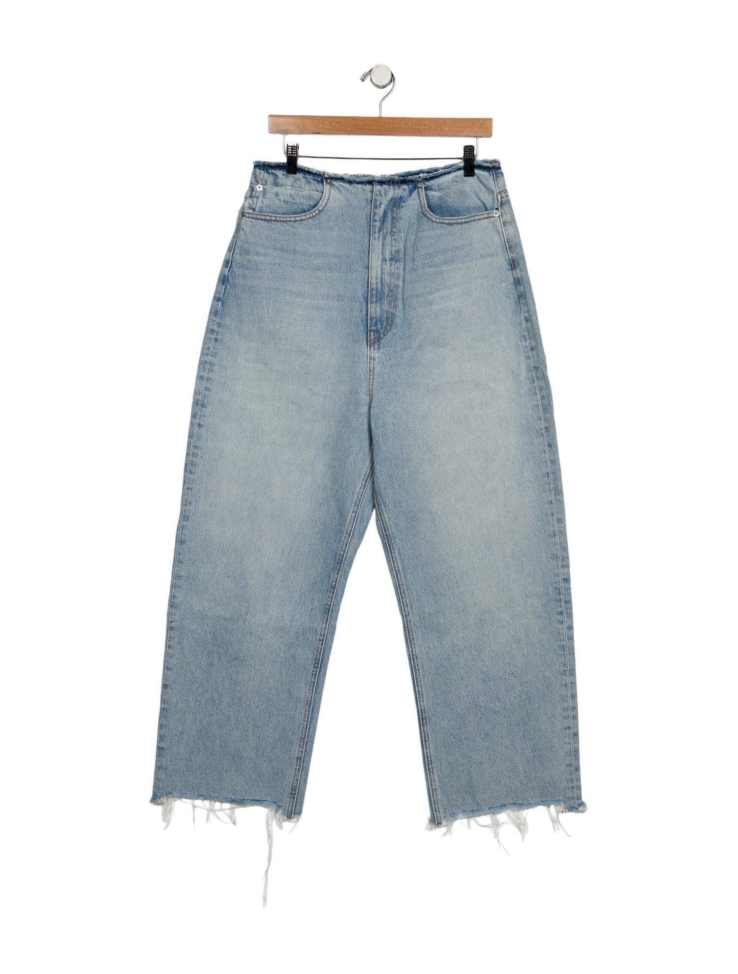 Alexander Wang High-Rise Wide Leg Jeans