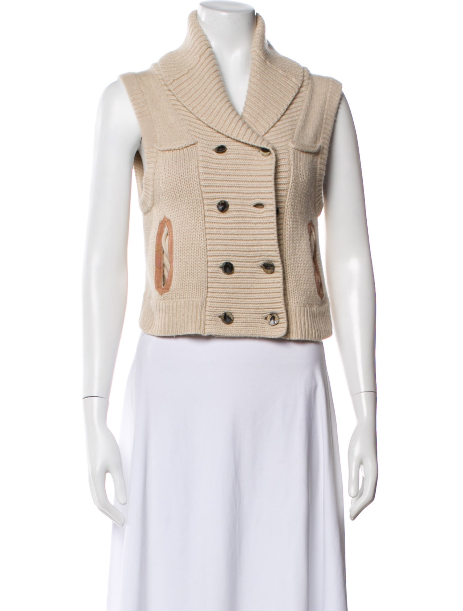 Alexander Wang Cashmere Striped Vest