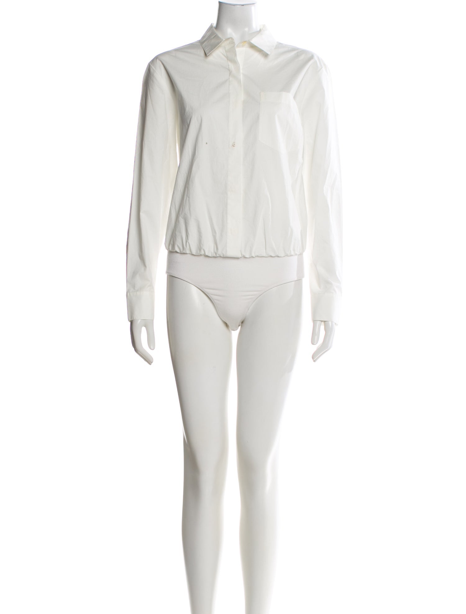 Alexander Wang Long Sleeve Button-Up Top