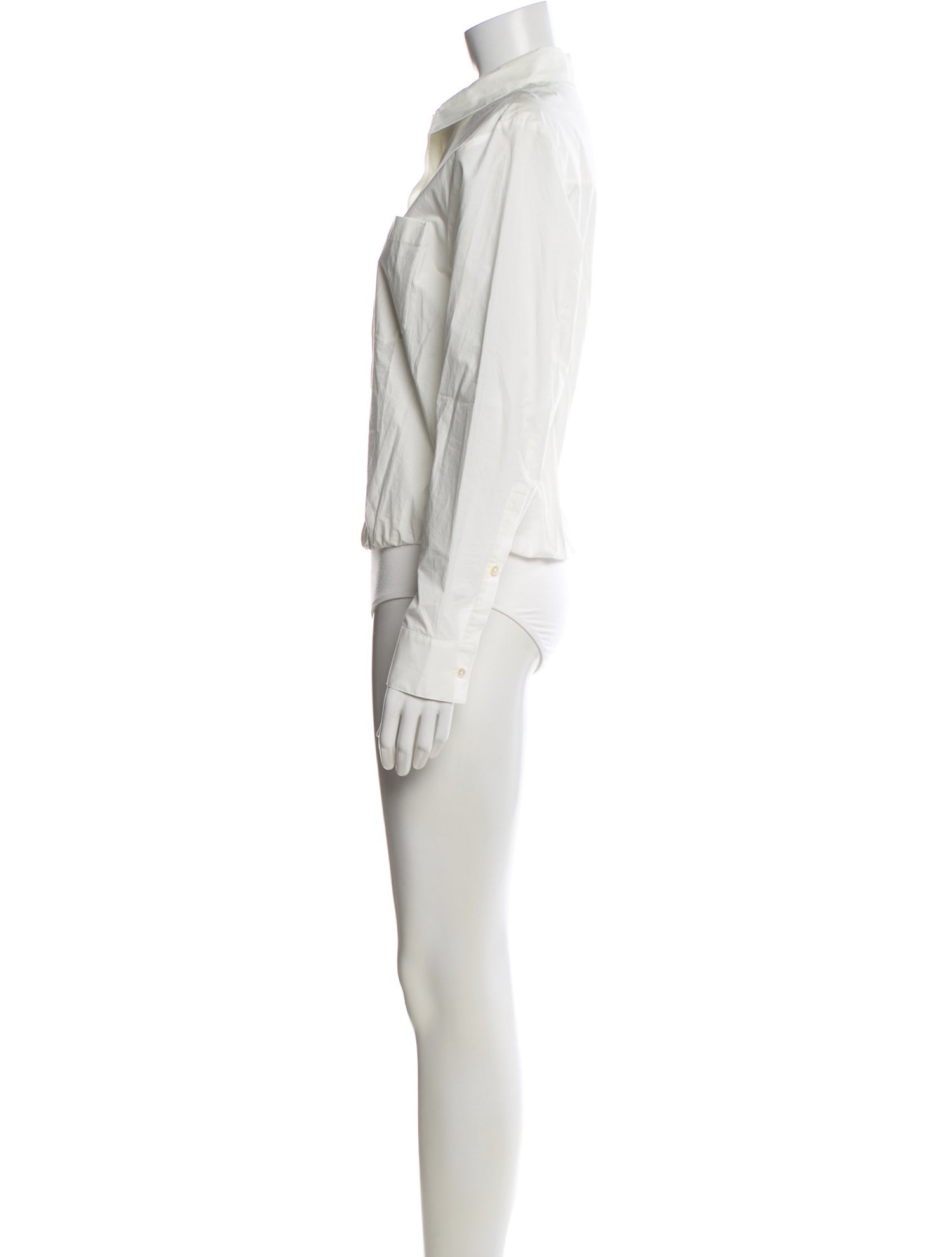 Alexander Wang Long Sleeve Button-Up Top