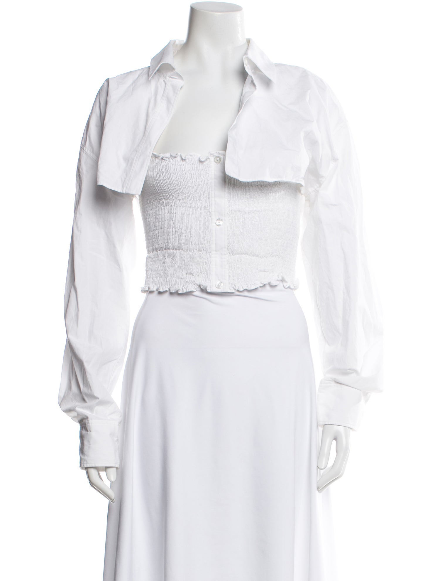 Alexander Wang Long Sleeve Button-Up Top
