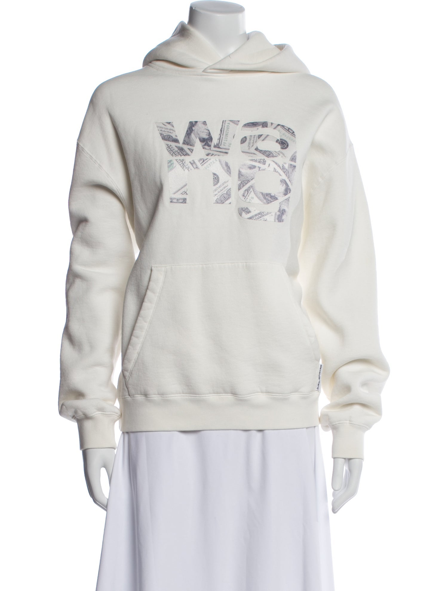 Alexander Wang Graphic Print Crew Neck Hoodie