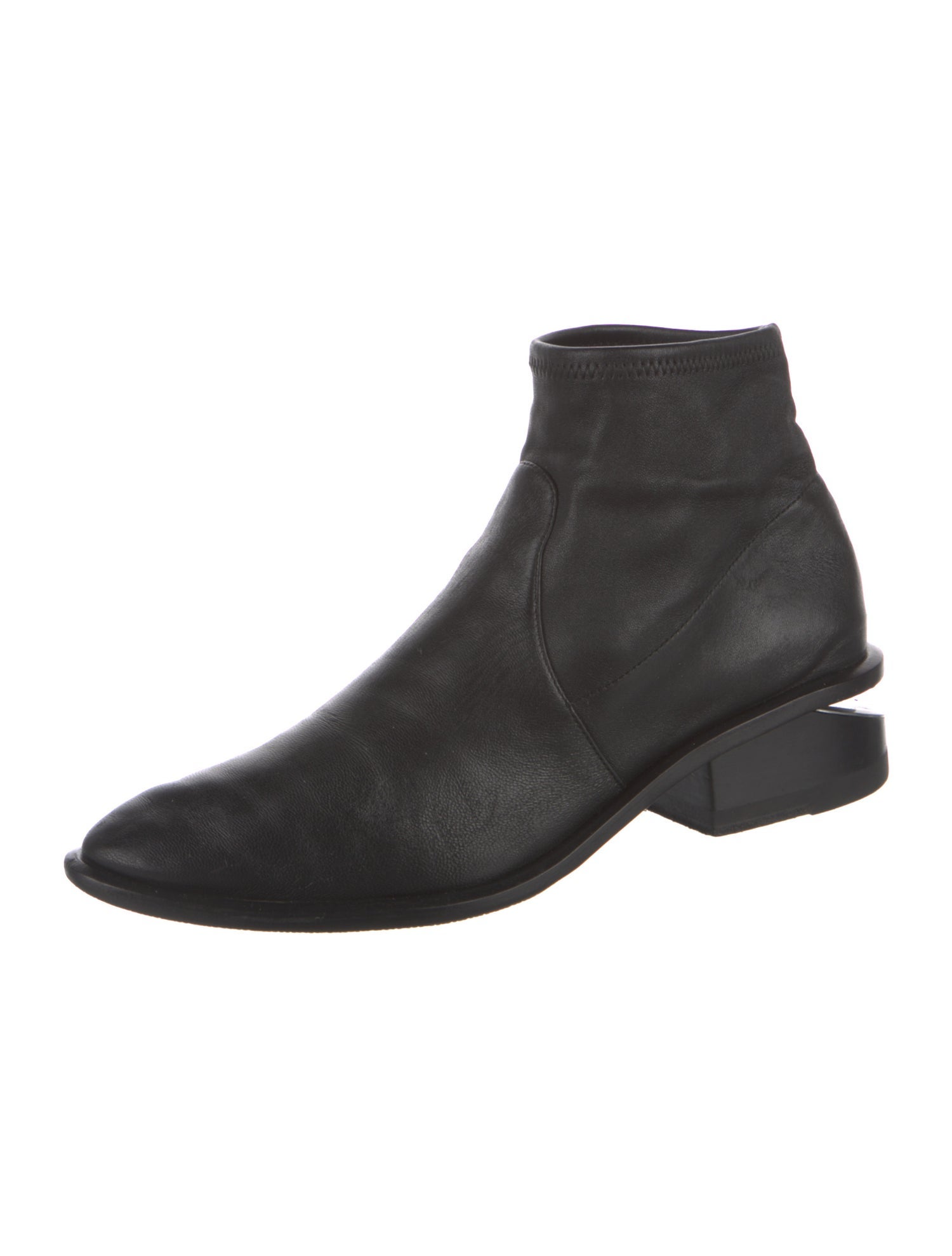Alexander Wang Leather Sock Boots