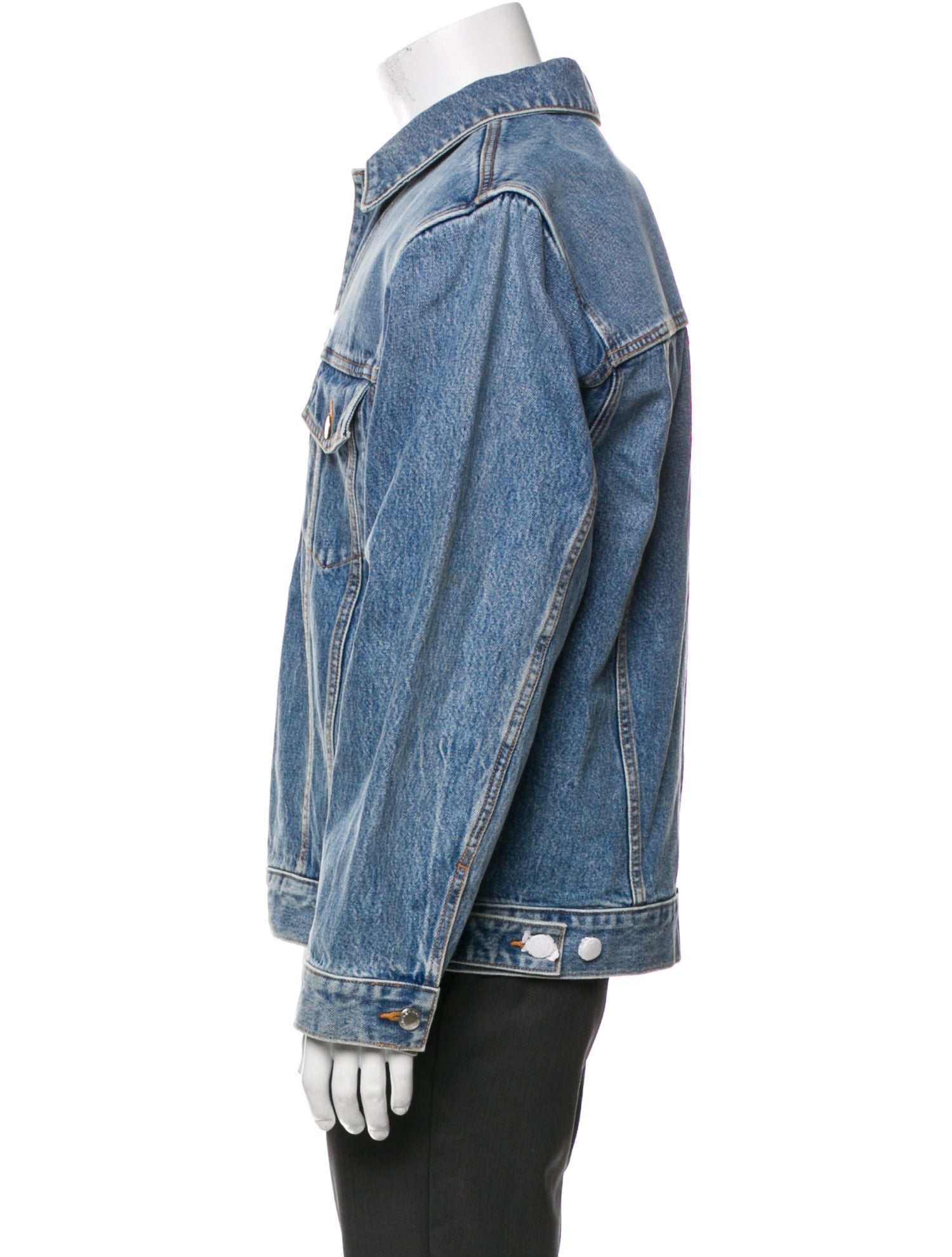 Alexander Wang Graphic Print Denim Jacket w/ Tags