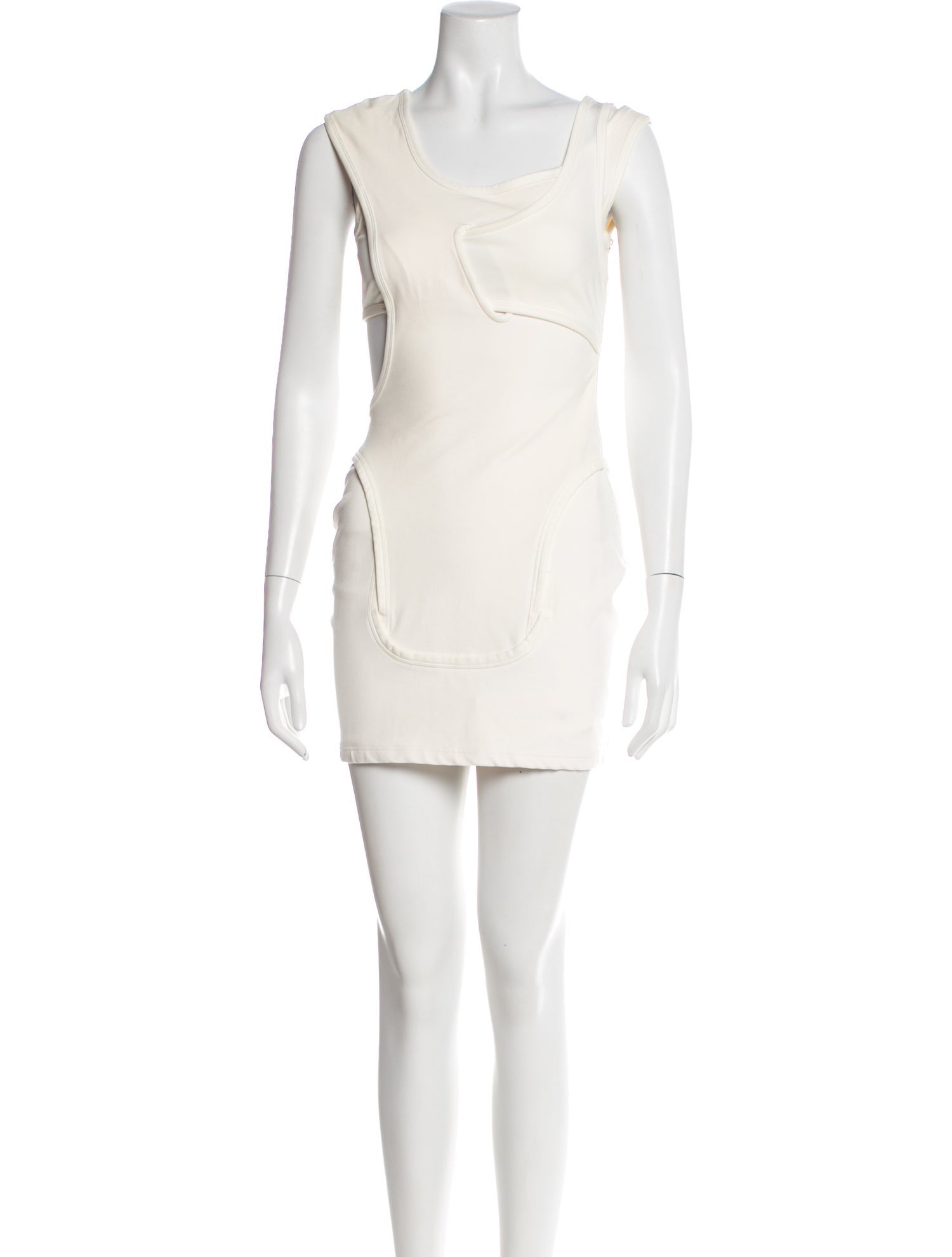 Alexander Wang Scoop Neck Mini Dress