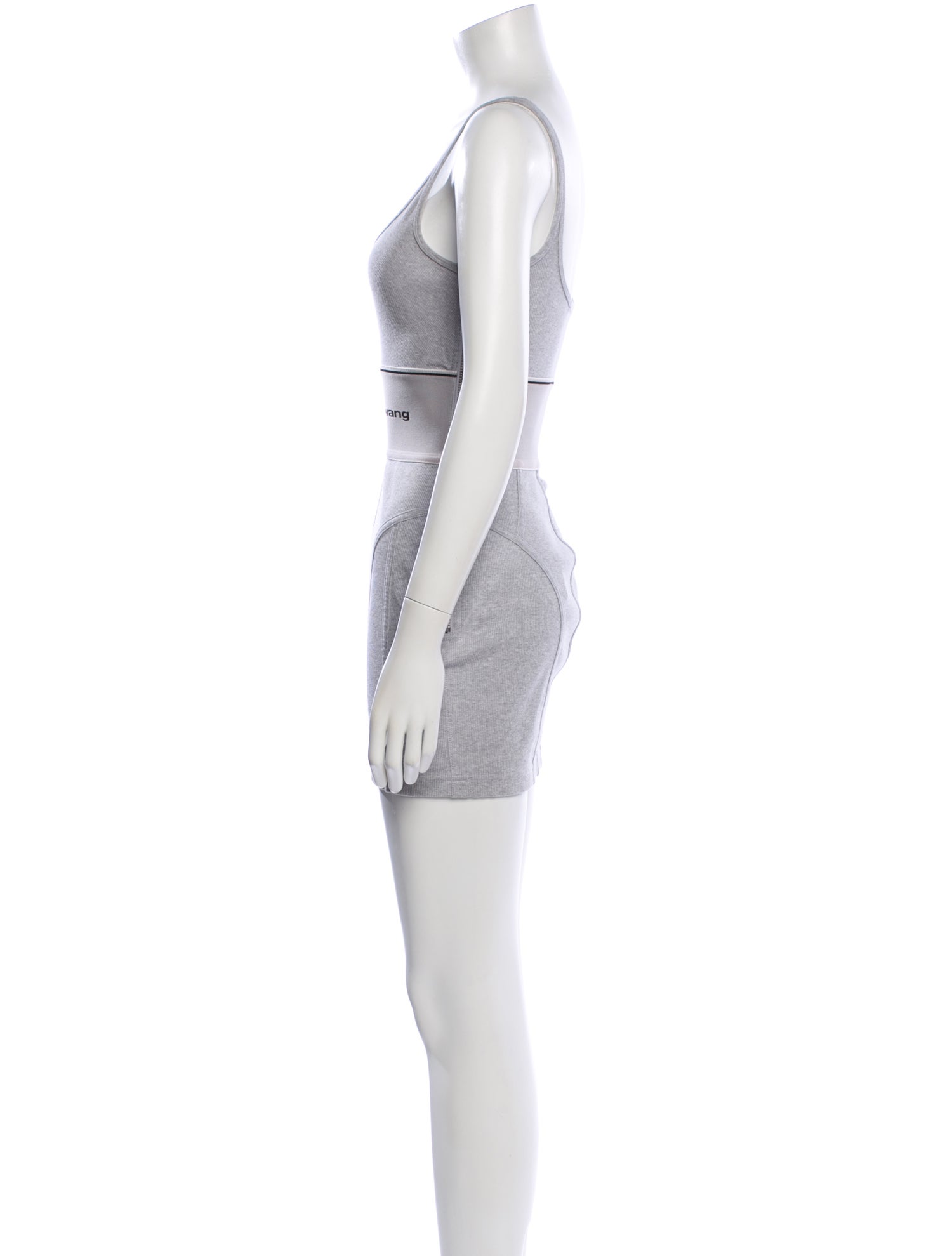 Alexander Wang Scoop Neck Mini Dress