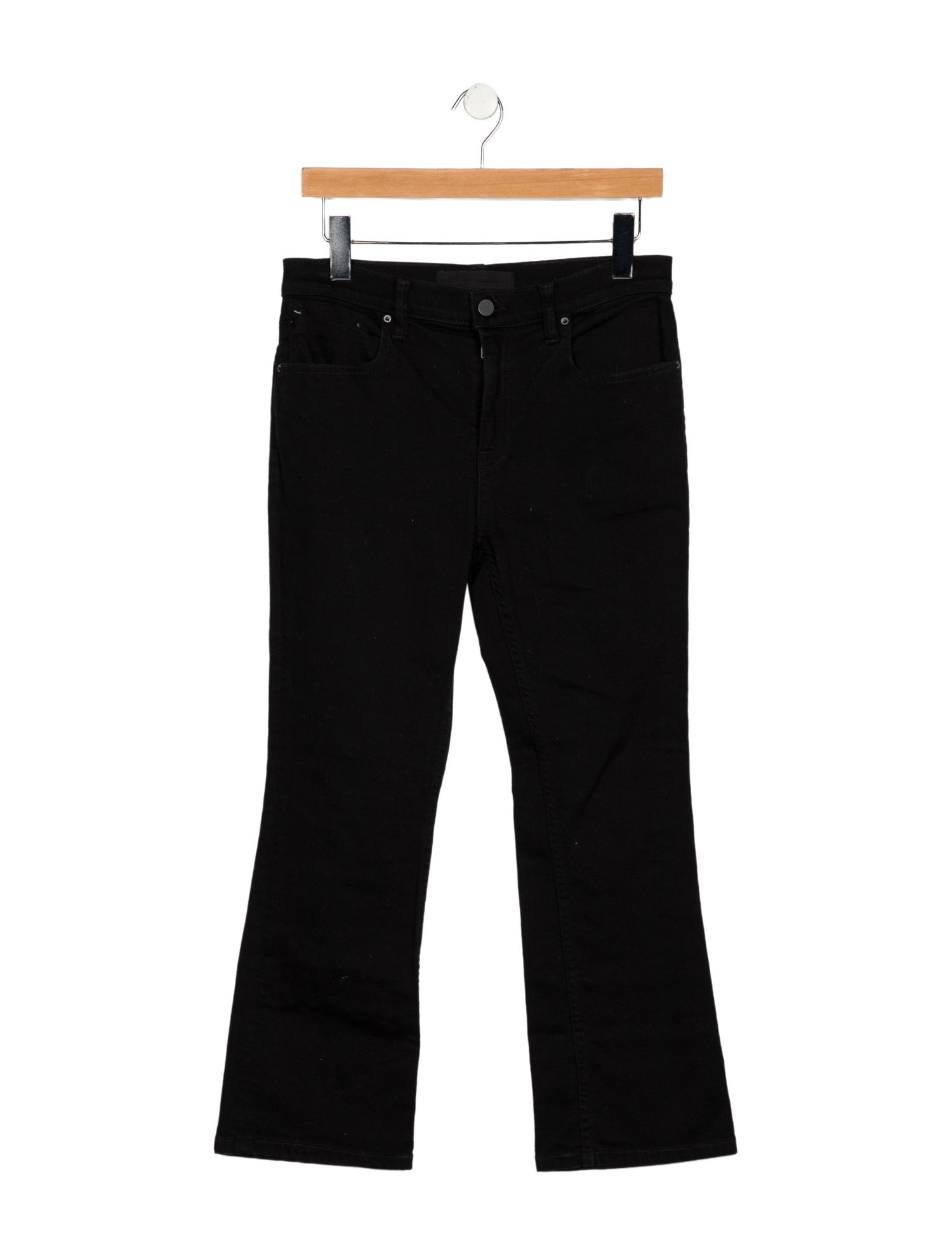 Alexander Wang Mid-Rise Straight Leg Jeans
