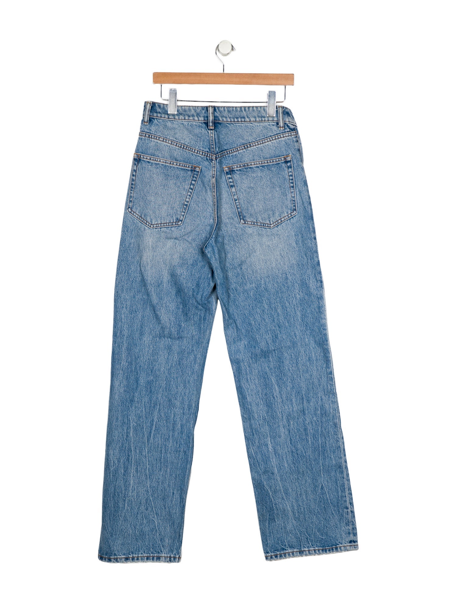 Alexander Wang Mid-Rise Wide Leg Jeans