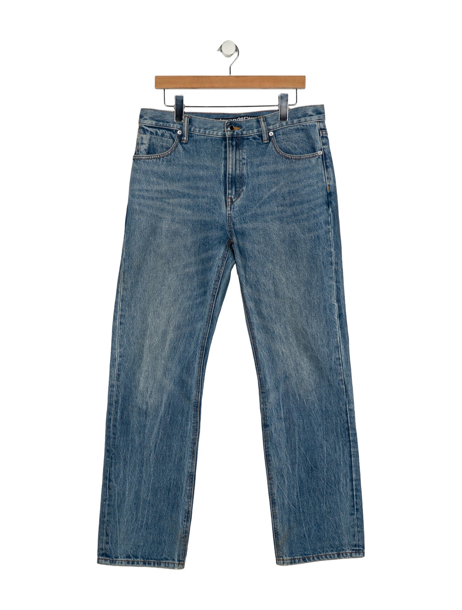 Alexander Wang High-Rise Wide Leg Jeans
