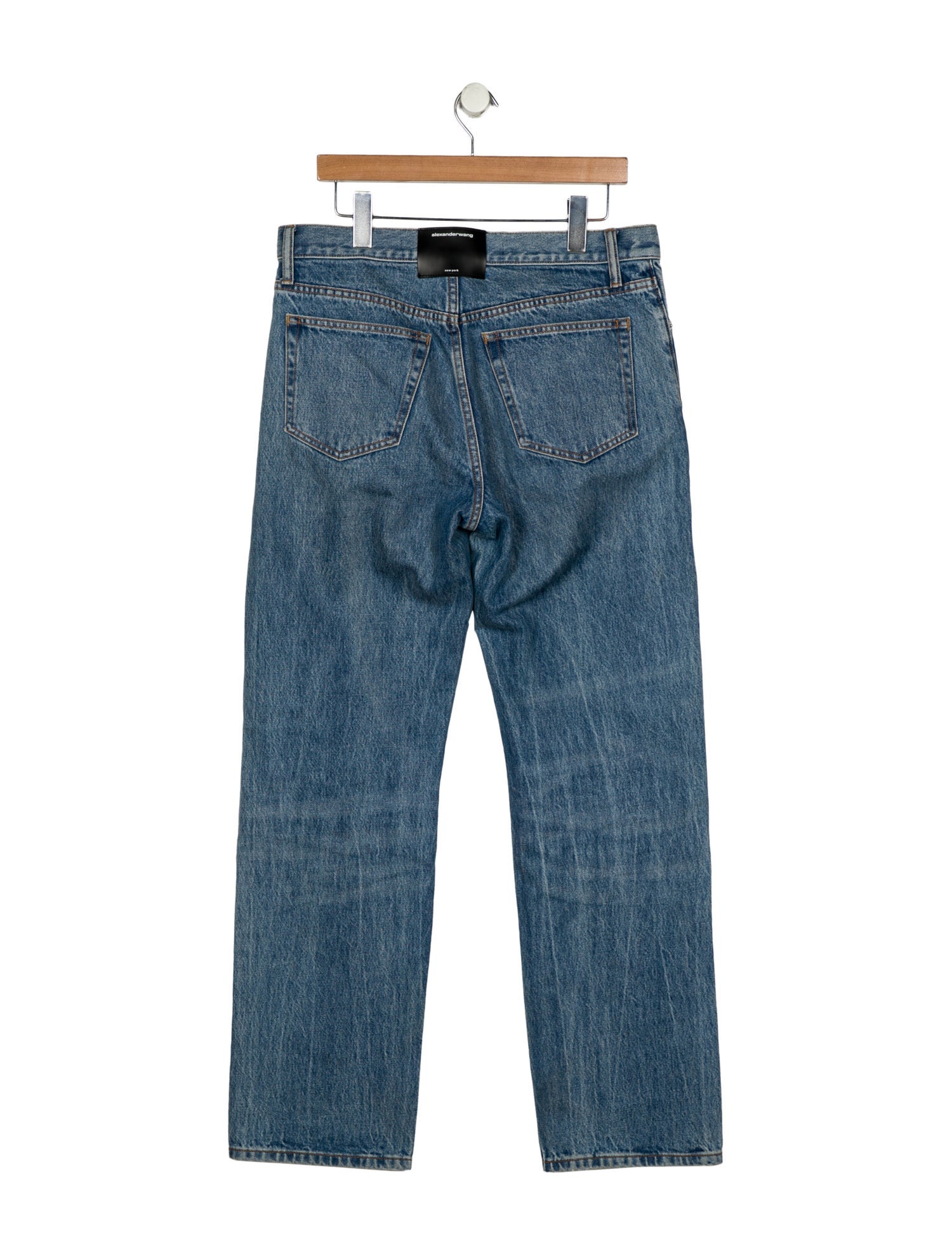 Alexander Wang High-Rise Wide Leg Jeans