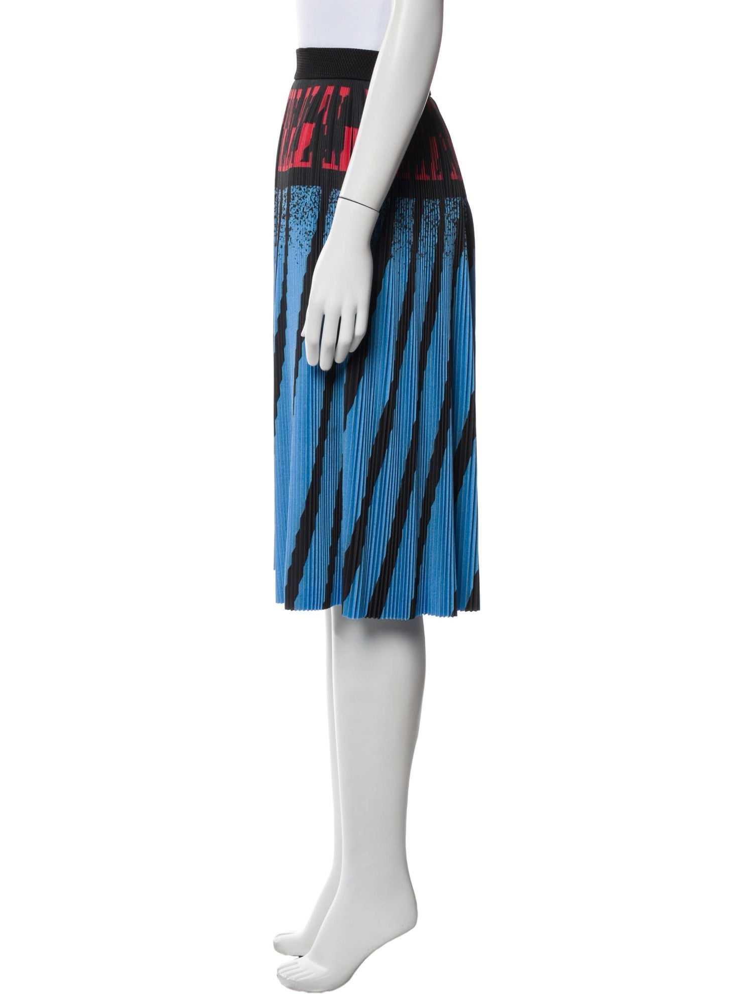 Alexander Wang Striped Knee-Length Skirt