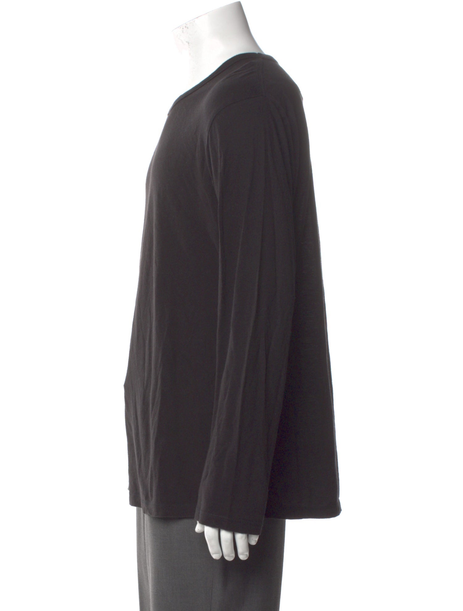 Alexander Wang Crew Neck Long Sleeve T-Shirt