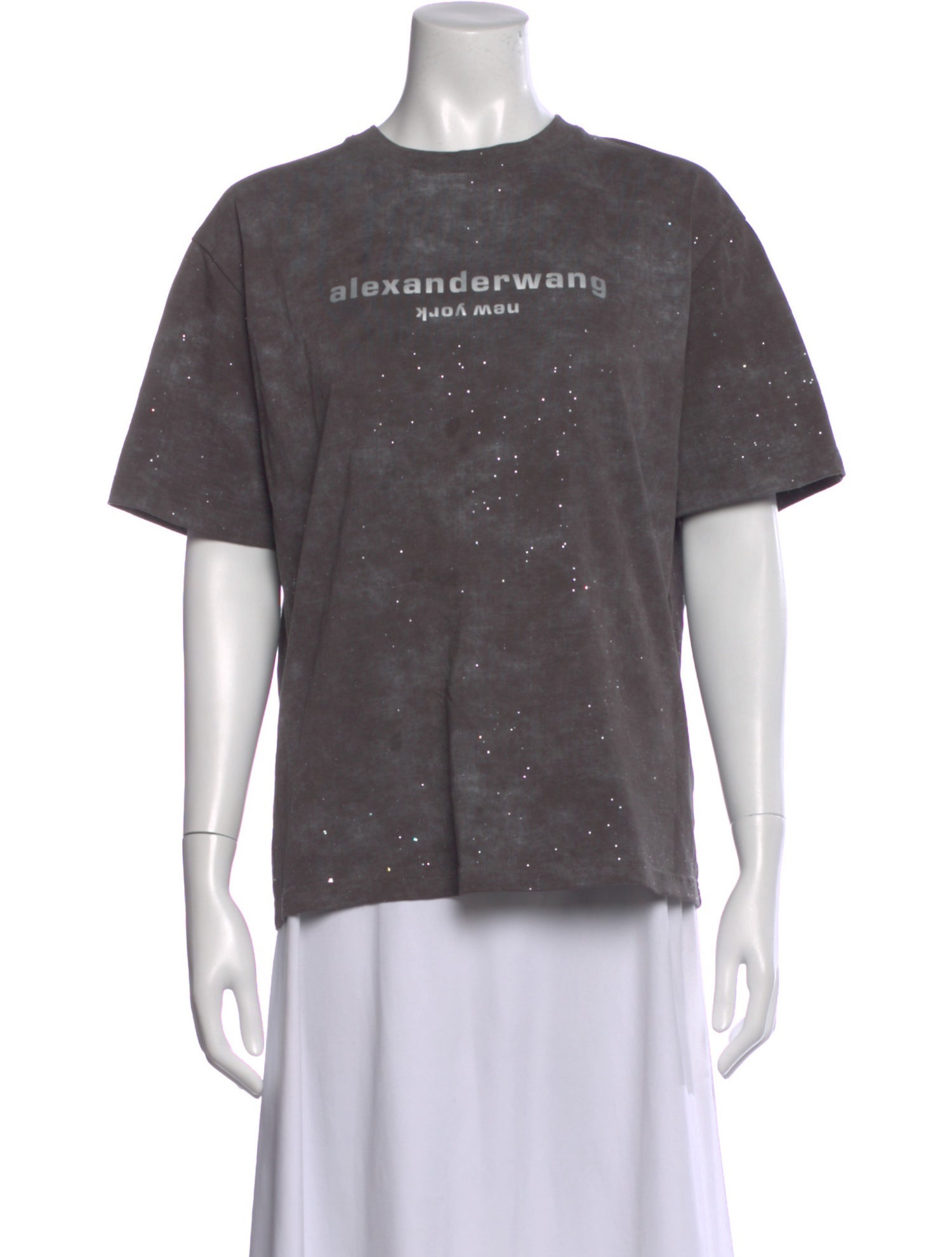 Alexander Wang Graphic Print Crew Neck T-Shirt