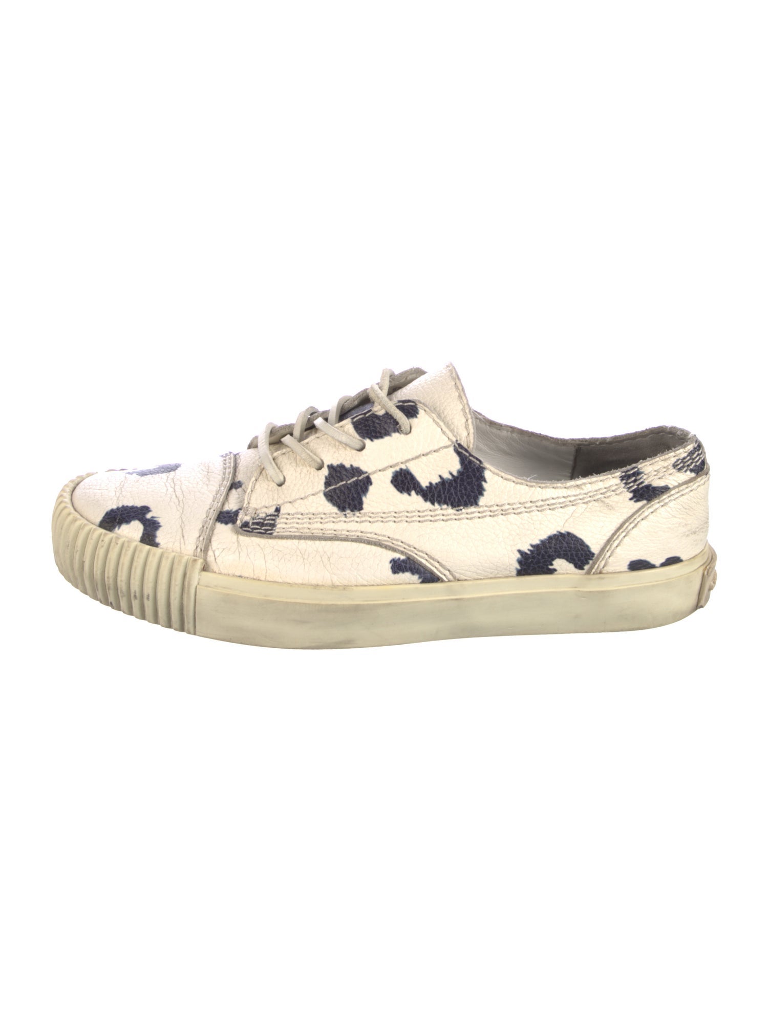 Alexander Wang Leather Printed Sneakers