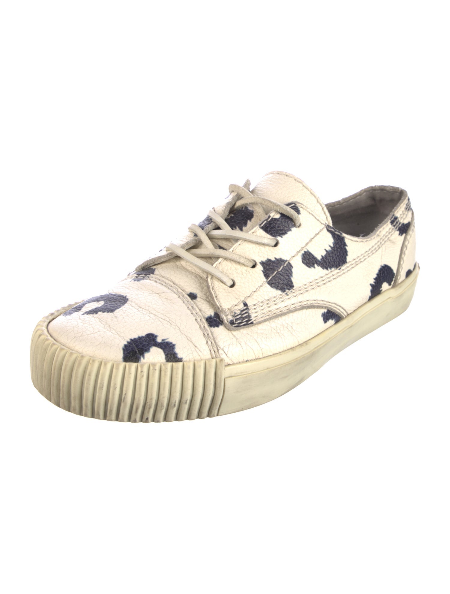 Alexander Wang Leather Printed Sneakers