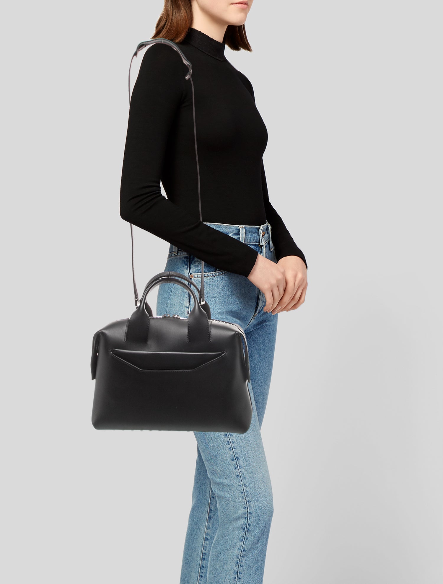 Alexander Wang Leather Top Handle Bag - Black Handle Bags