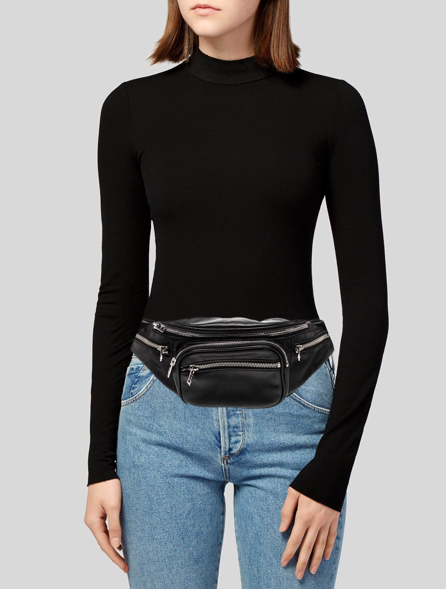 Prada Vintage Vitello Sera Mirror Waist Bag - Brown Waist Bags