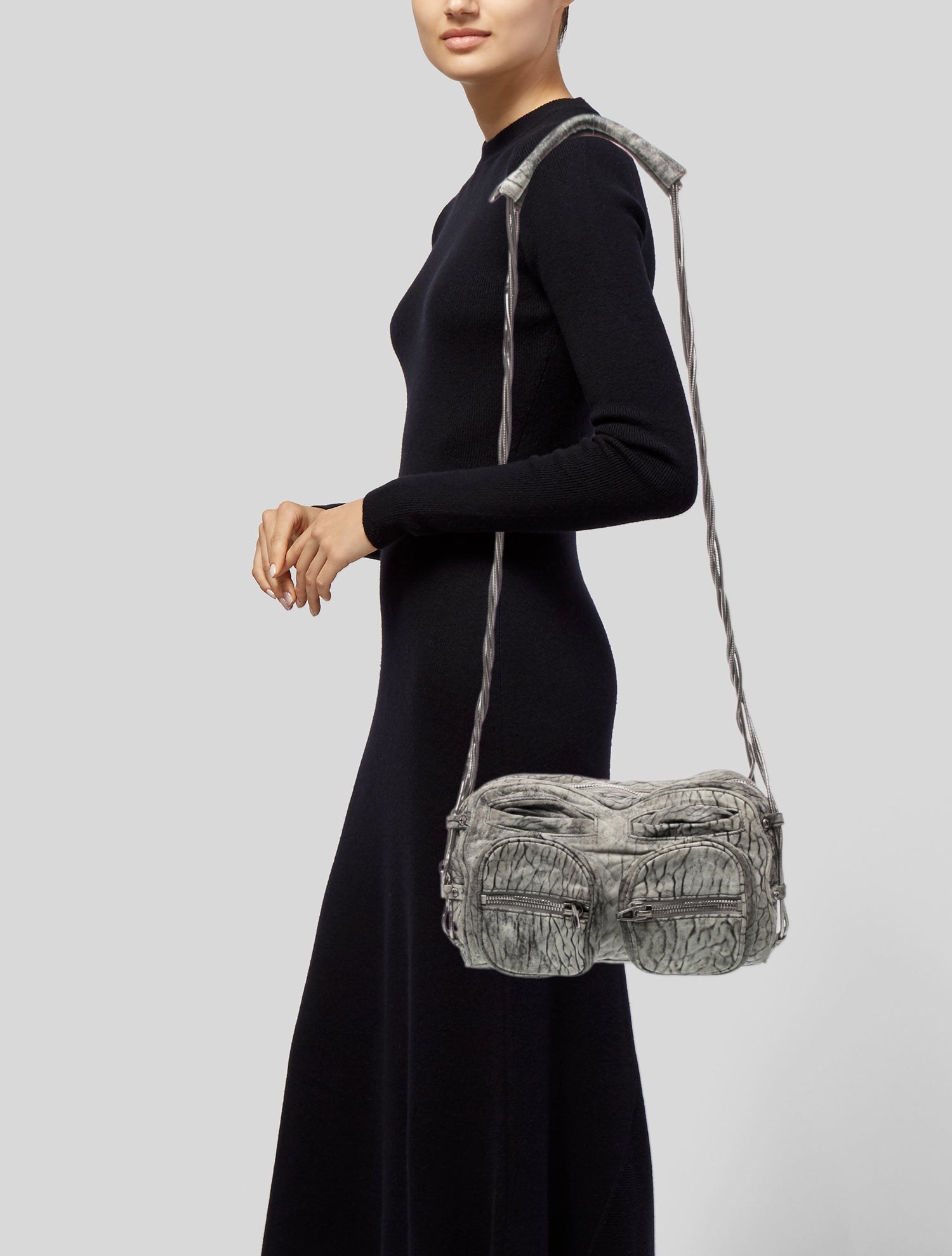 Alexander Wang Leather Jane Bag - Green Shoulder Bags, Handbags
