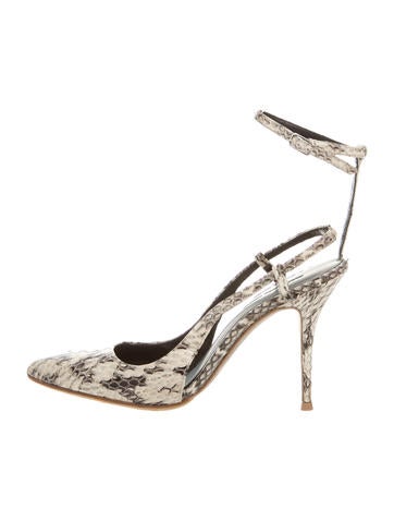 Alexander Wang Snakeskin Jodie Pumps