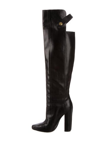 Alexander Wang Leather Over-The-Knee Boots