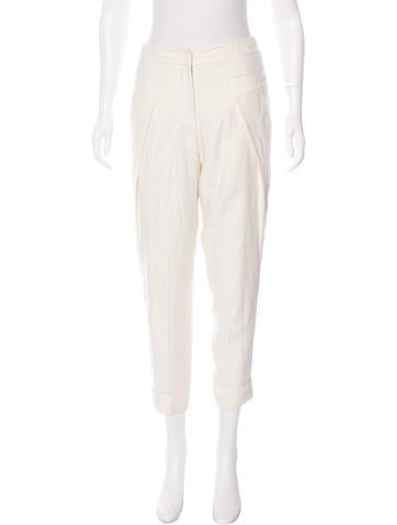 Alexander Wang High-Rise Straight-Leg Pants