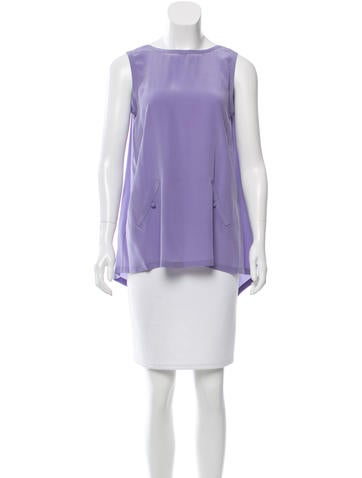 Alexander Wang Silk Draped Tunic