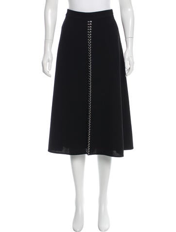 Alexander Wang Ring Piercing A-Line Skirt w/ Tags