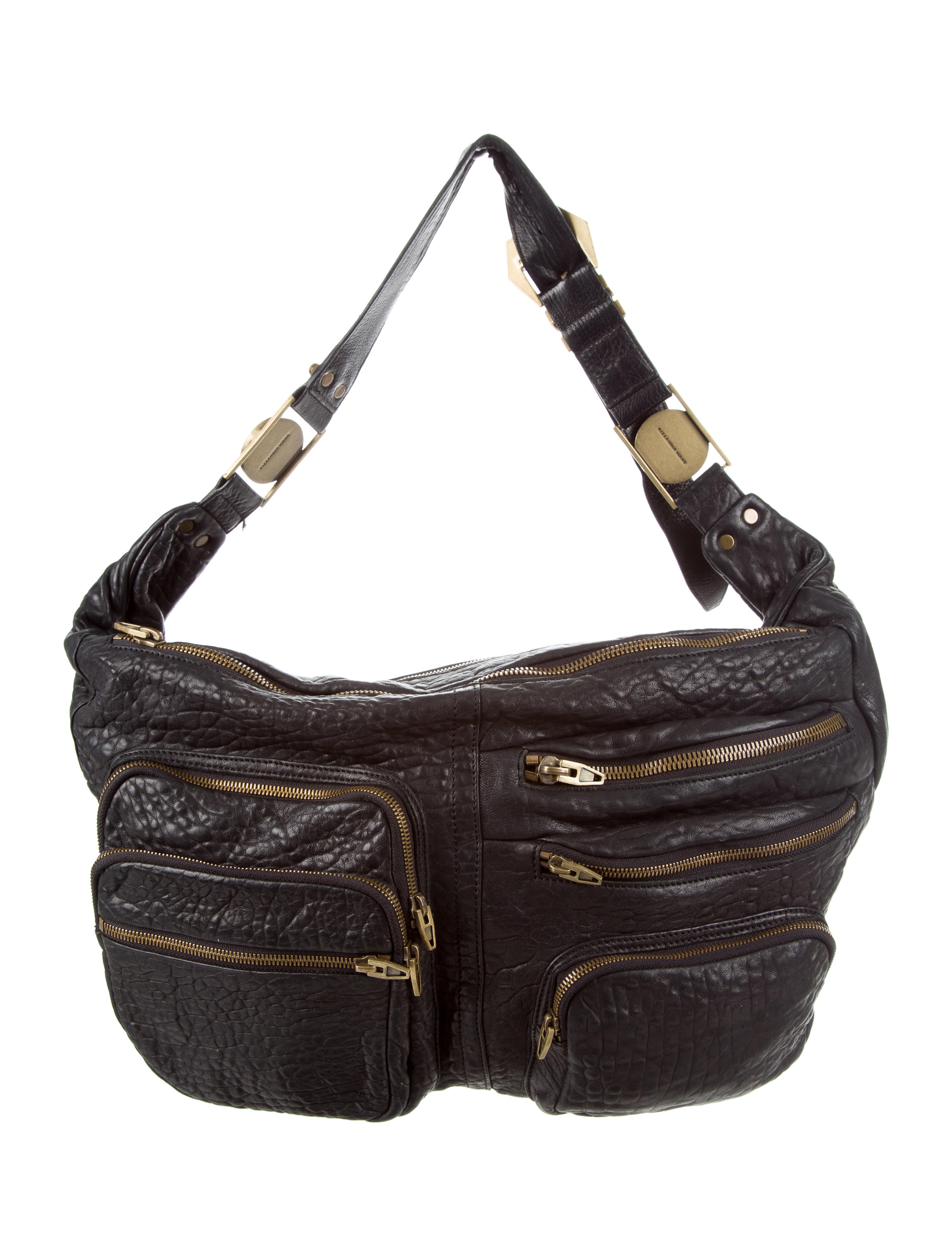Alexander Wang Leather Max Bag - Black Shoulder Bags, Handbags