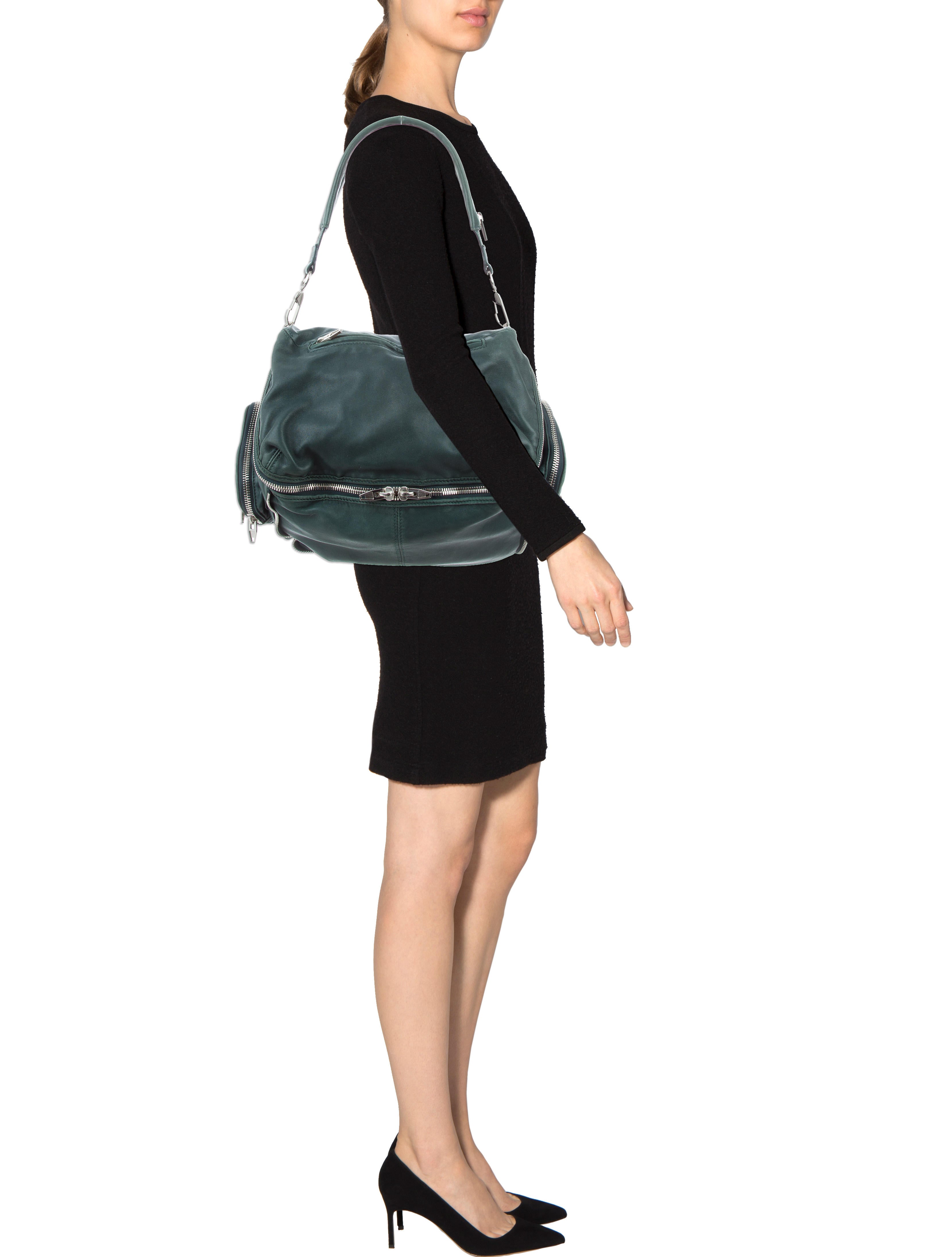 Alexander Wang Leather Jane Bag - Green Shoulder Bags, Handbags