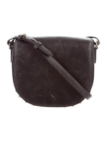 Dannijo Leather Trimmed Flap Bag Handbags W1j21261 The Realreal Product Name Alexander Distressed Lia Bag