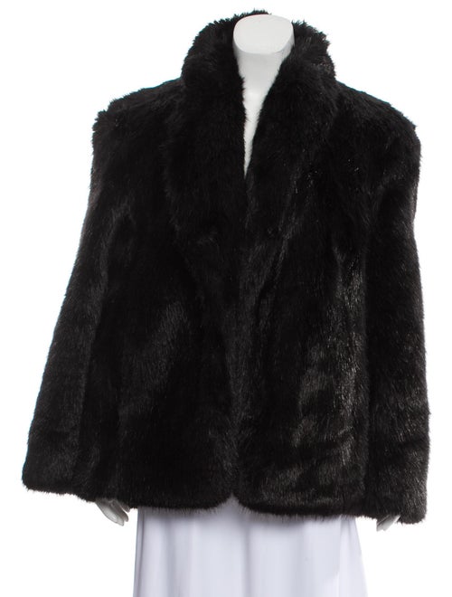 Alexander Wang Faux Fur Open-Front Jacket