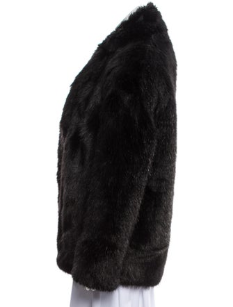 Alexander Wang Faux Fur Open-Front Jacket