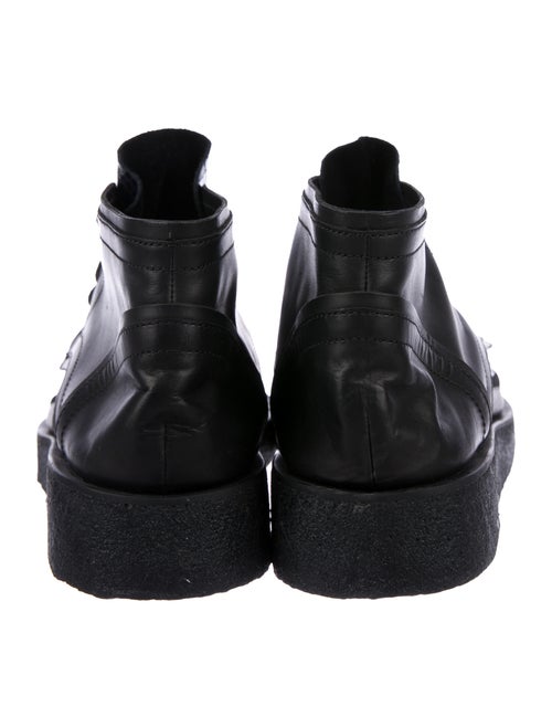 Alexander Wang Snakeskin Round-Toe Ankle Boots