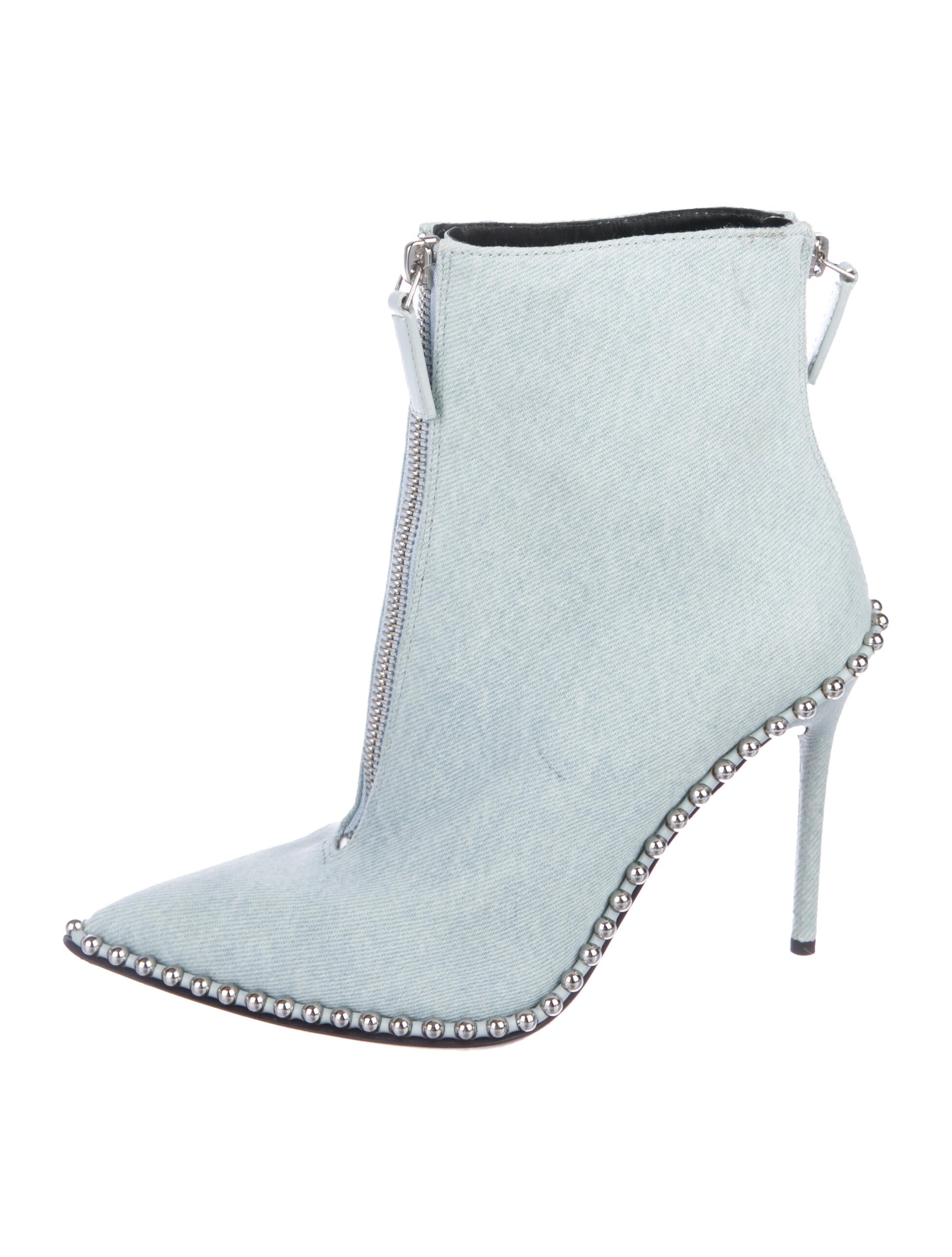 alexander wang denim boots